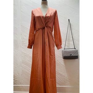 Forever 21 wrap long dress size M v